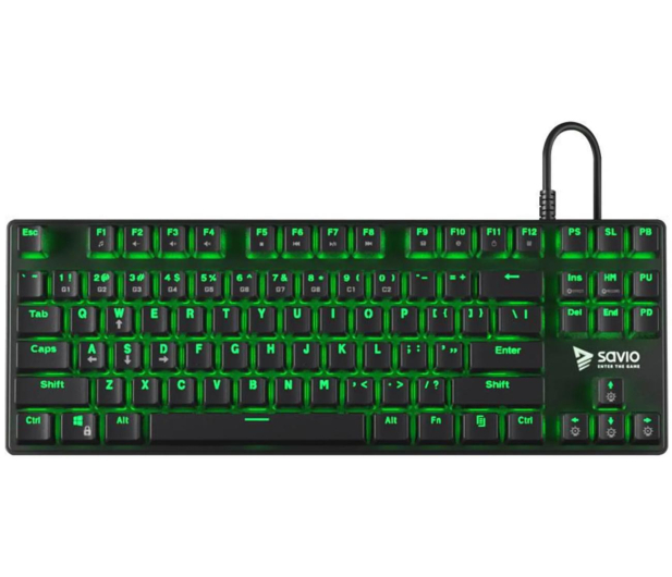 SAVIO KLAWIATURA PRZEWODOWA MECHANICZNA SAVIO Tempest RX Outemu Br - 1464562 - zdjęcie